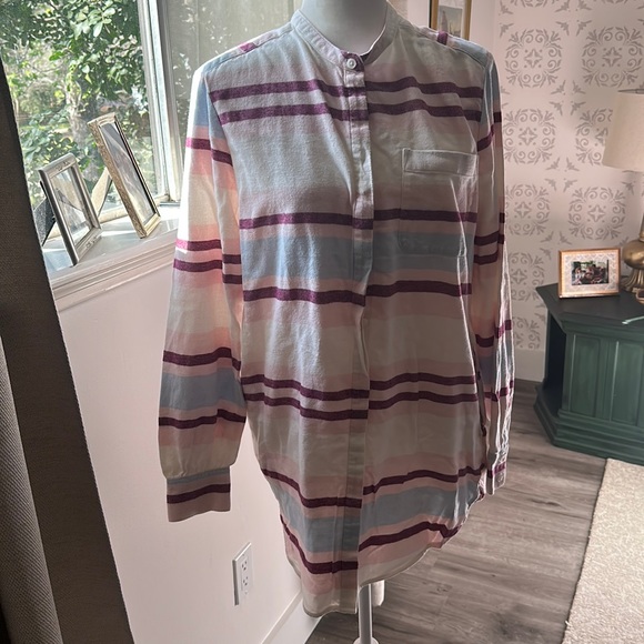 Lands End Flannel Tunic - Picture 1 of 7